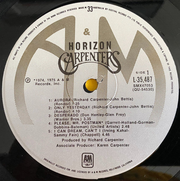 Carpenters : Horizon (LP, Album)