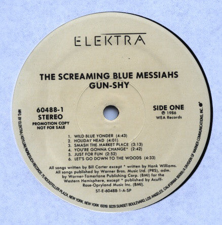 The Screaming Blue Messiahs : Gun-Shy (LP, Album, Promo, Spe)