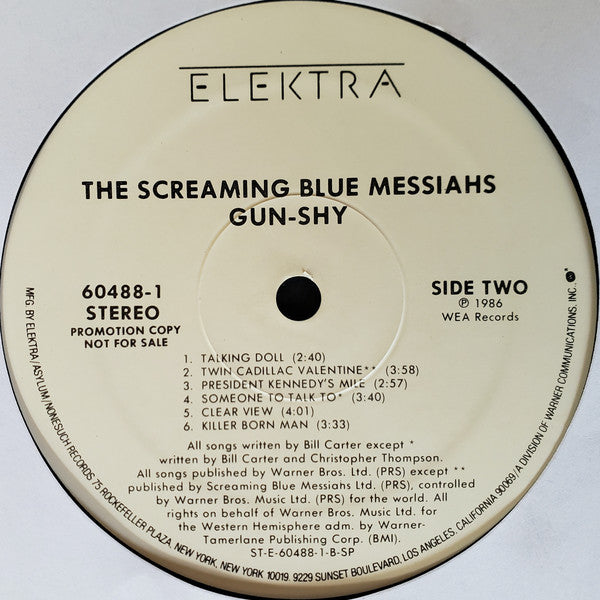 The Screaming Blue Messiahs : Gun-Shy (LP, Album, Promo, Spe)