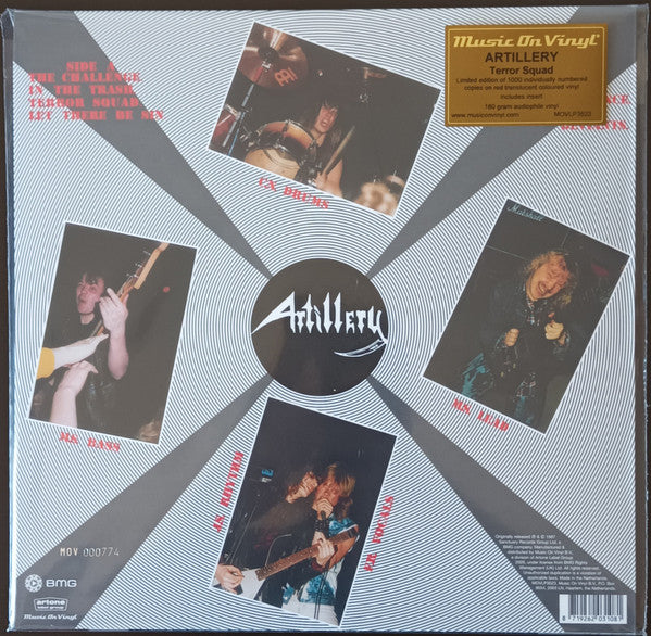 Artillery (2) : Terror Squad (LP, Album, Ltd, Num, RE, Red)