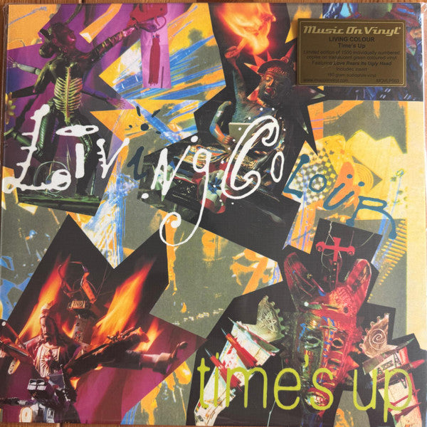 Living Colour : Time's Up (LP, Album, Ltd, Num, RE, Yel)