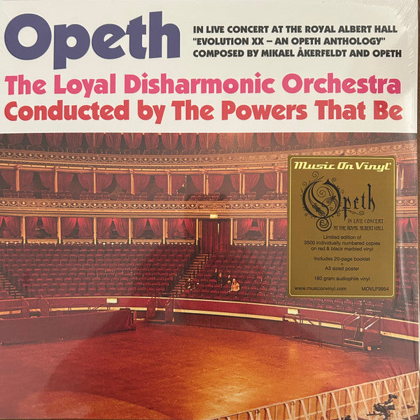 Opeth : In Live Concert At The Royal Albert Hall (4xLP, Red + Box, Ltd, Num, RE)