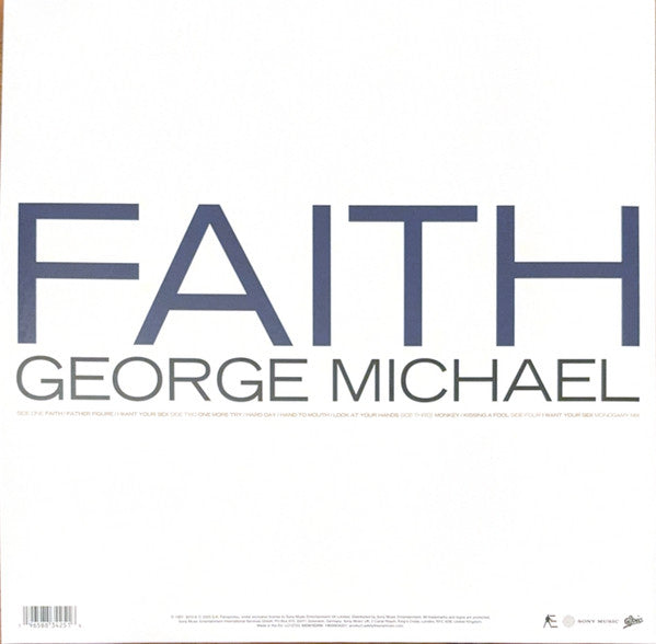 George Michael : Faith (2xLP, Album, Bioplastic, RE, RM, Red)