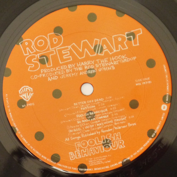Rod Stewart : Foolish Behaviour (LP, Album)