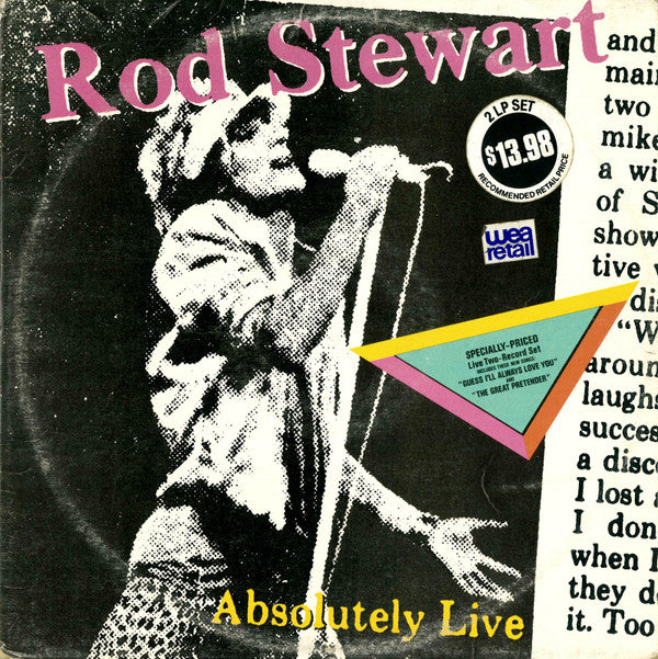 Rod Stewart : Absolutely Live (2xLP, Album)