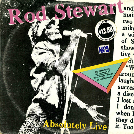 Rod Stewart : Absolutely Live (2xLP, Album)