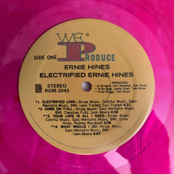 Ernie Hines : Electrified (LP, Album, RE, Mag)