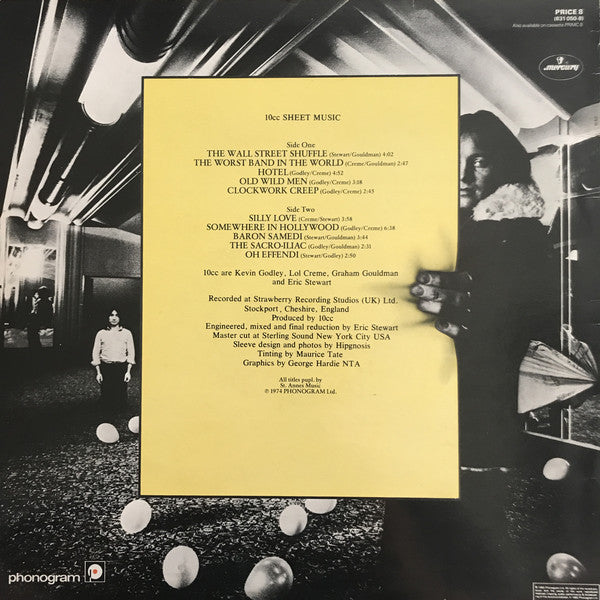 10cc : Sheet Music (LP, Album, RE)
