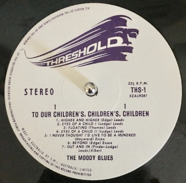 The Moody Blues : To Our Children's Children's Children (LP, Album)