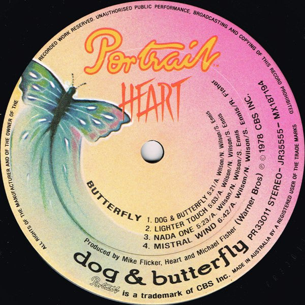 Heart : Dog & Butterfly (LP, Album)
