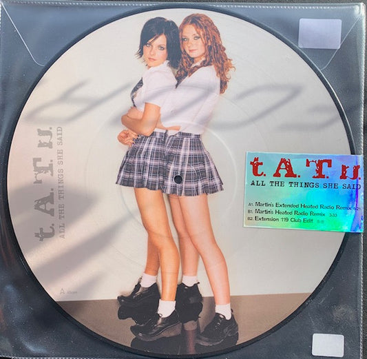 t.A.T.u. : All The Things She Said (12", Pic)