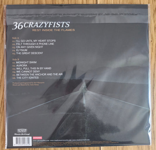 36 Crazyfists : Rest Inside The Flames (LP, Album, RE, 180)