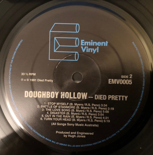 Died Pretty : Doughboy Hollow (LP, Album, RE, RM)