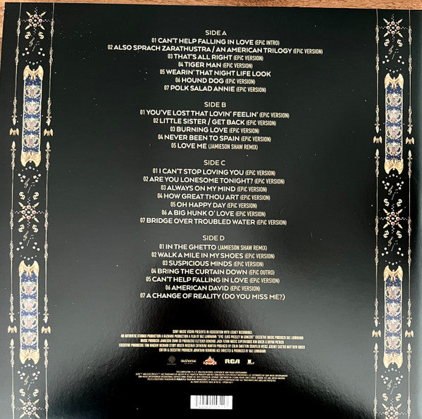 Elvis Presley : Baz Luhrmann’s EPiC (Elvis Presley In Concert) (Original Motion Picture Soundtrack)  (2xLP, Album)