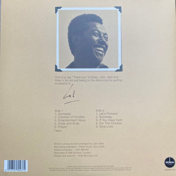 Labi Siffre : For The Children (LP, Album, bro)