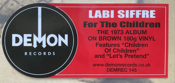 Labi Siffre : For The Children (LP, Album, bro)