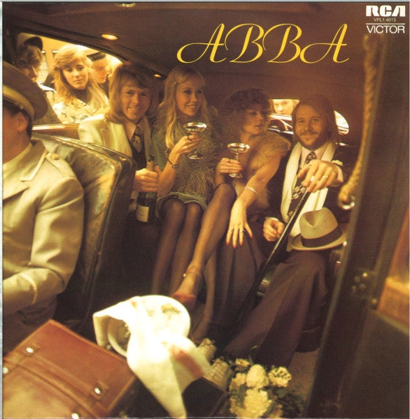 ABBA : ABBA (LP, Album, RP, Tan)