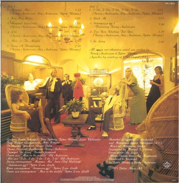 ABBA : ABBA (LP, Album, RP, Tan)