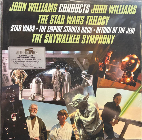 John Williams (4) Conducts  John Williams (4) : The Star Wars Trilogy (Star Wars • The Empire Strikes Back • Return Of The Jedi) (2xLP, Ltd, Num, RE, Hal)