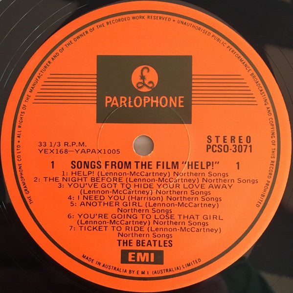 The Beatles : Help! (LP, Album, RE)