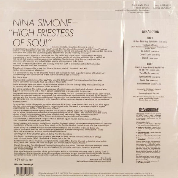 Nina Simone : Silk & Soul (LP, Album, Ltd, Num, Tra)