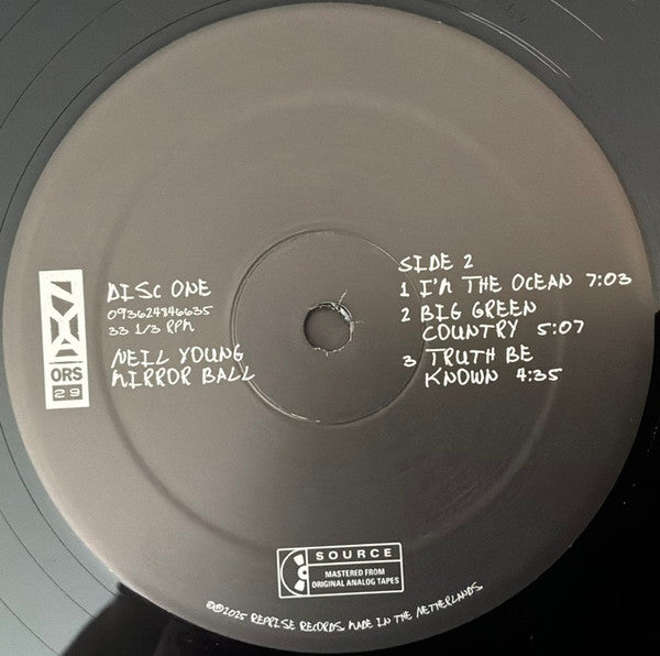 Neil Young : Mirror Ball (2xLP, Album, RE, RM, RP)