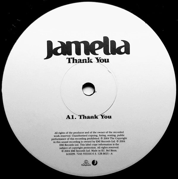 Jamelia : Thank You (12")