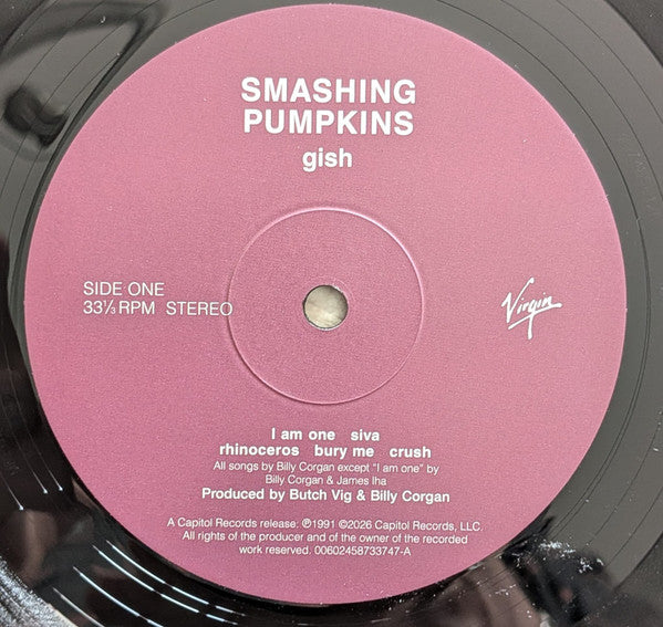 The Smashing Pumpkins : Gish (LP, Album, RE, RM, 180)