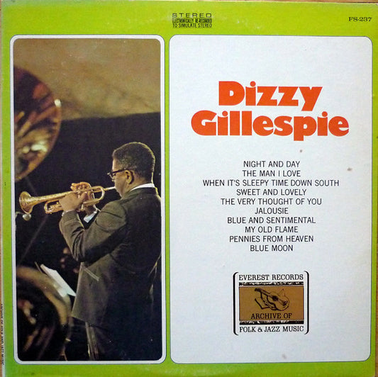 Dizzy Gillespie : Dizzy Gillespie (LP, Comp, Sim)