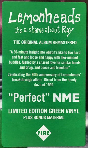 The Lemonheads : It's A Shame About Ray  (LP, Album, Ltd, RE, RM, RP, Gre)