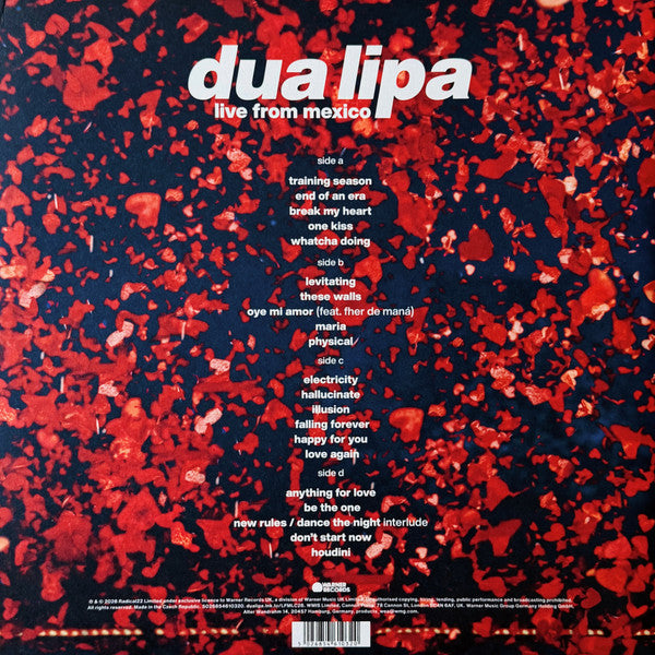 Dua Lipa : Live From Mexico (2xLP, Album, Bla)