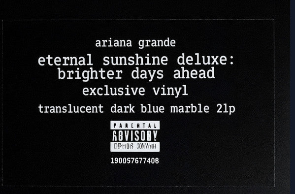 Ariana Grande : Eternal Sunshine Deluxe: Brighter Days Ahead (2xLP, Album, Dlx, Ltd, RE, Dar)