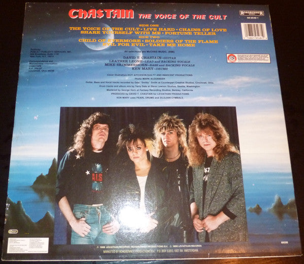 Chastain : The Voice Of The Cult (LP, Album)