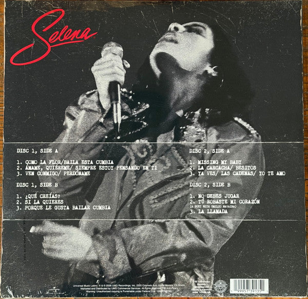Selena : Live (2xLP, Album, P/Mixed, Pic, RE, RM)