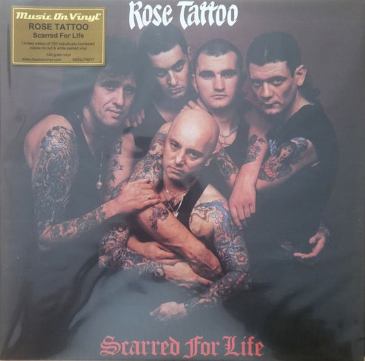 Rose Tattoo : Scarred For life (LP, Num, RE, Red)