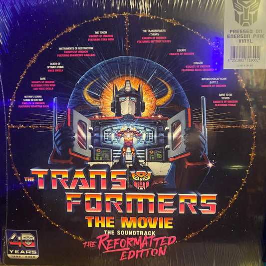 Various : The Transformers: The Movie: The Soundtrack: The Reformatted Edition (LP, Album, Ltd, Pin)