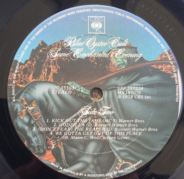 Blue Öyster Cult : Some Enchanted Evening (LP, Album)