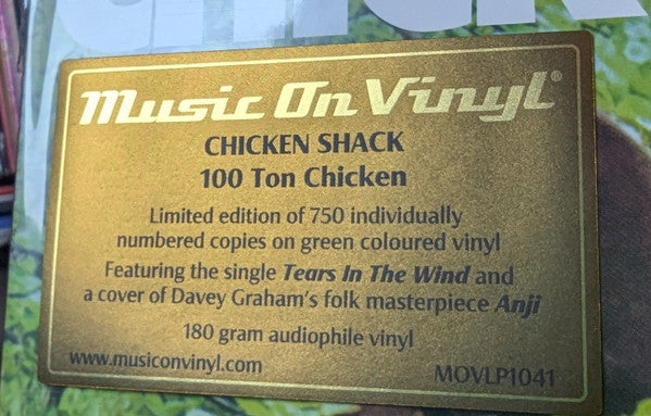 Chicken Shack : 100 Ton Chicken (LP, Album, Ltd, Num, RE, RP, Gre)