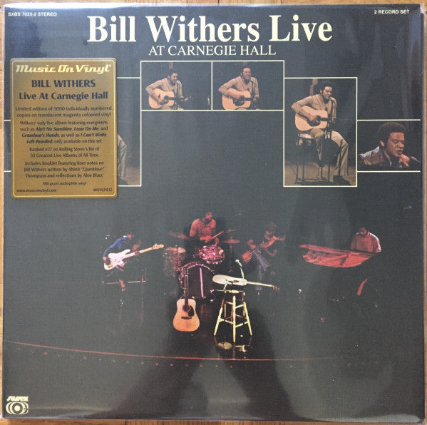 Bill Withers : Bill Withers Live At Carnegie Hall (2xLP, Album, Ltd, Num, RE, Tra)