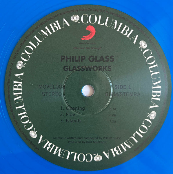 Philip Glass : Glassworks (LP, Album, Ltd, Num, RE, Blu)