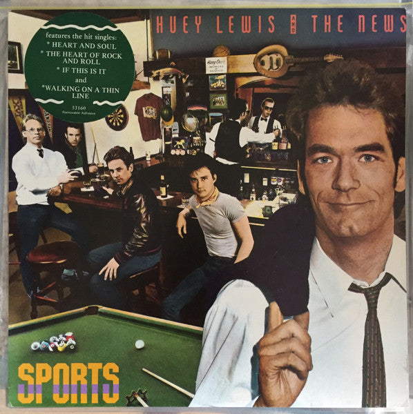 Huey Lewis And The News* : Sports (LP, Album, RE)