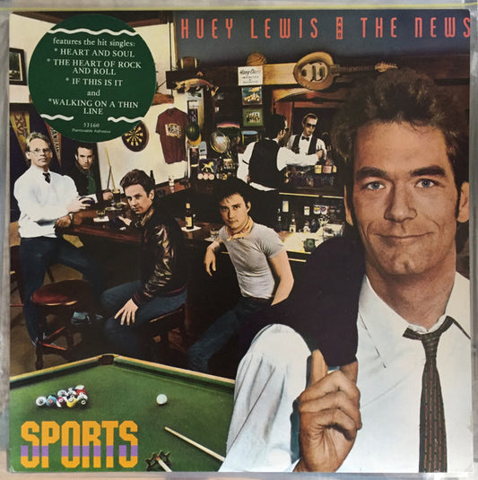 Huey Lewis And The News* : Sports (LP, Album, RE)