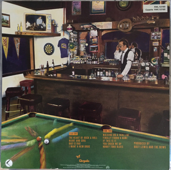 Huey Lewis And The News* : Sports (LP, Album, RE)