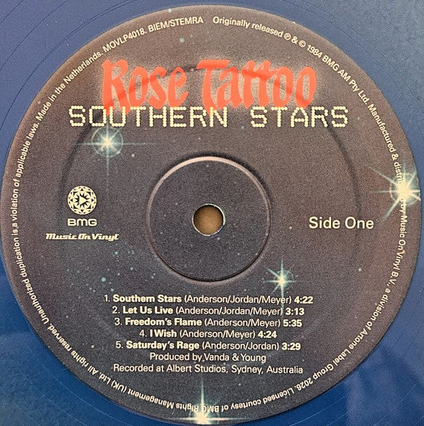 Rose Tattoo : Southern Stars (LP, Ltd, Num, RE, Tur)