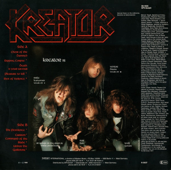 Kreator : Pleasure To Kill (LP, Album)
