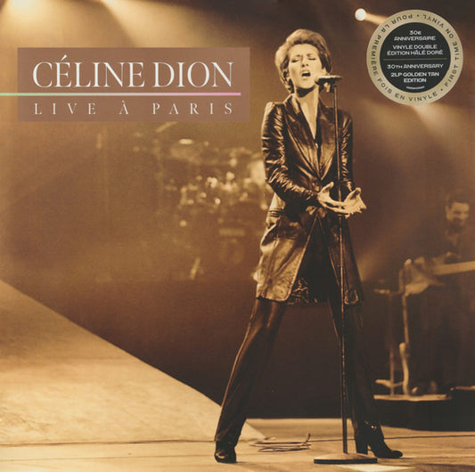 Céline Dion : Live À Paris (2xLP, Album, RE, Gol)