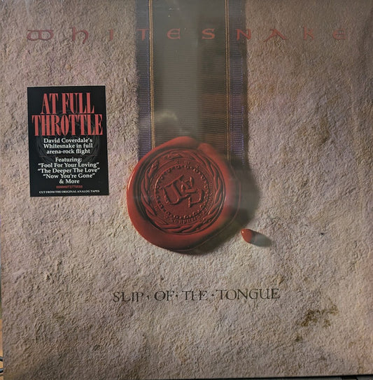 Whitesnake : Slip Of The Tongue (LP, Album, RE)