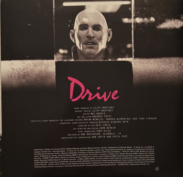 Cliff Martinez : Drive (Original Motion Picture Soundtrack) (2xLP, Ltd, Gol)