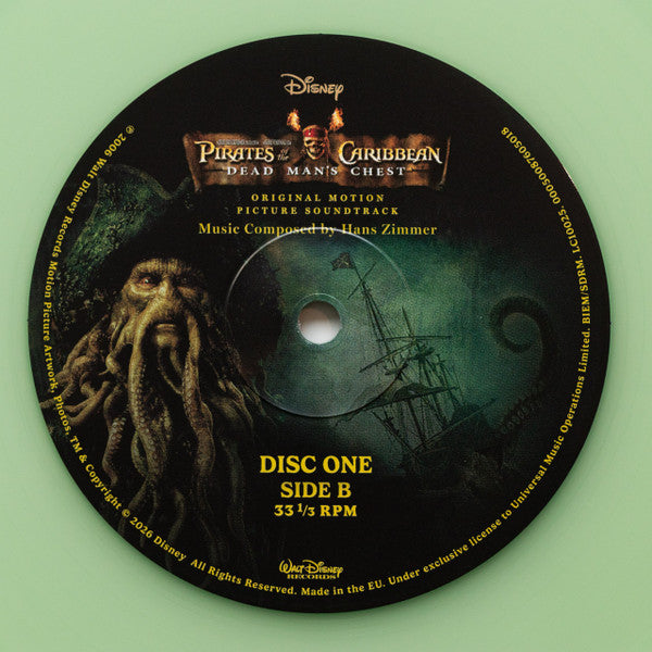 Hans Zimmer : Pirates Of The Caribbean: Dead Man's Chest (2xLP, Album, Sea)