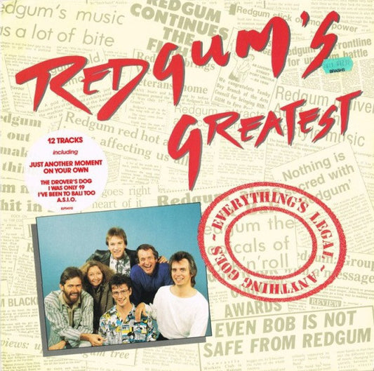 Redgum : Redgum's Greatest: Everything's Legal - Anything Goes (LP, Comp)